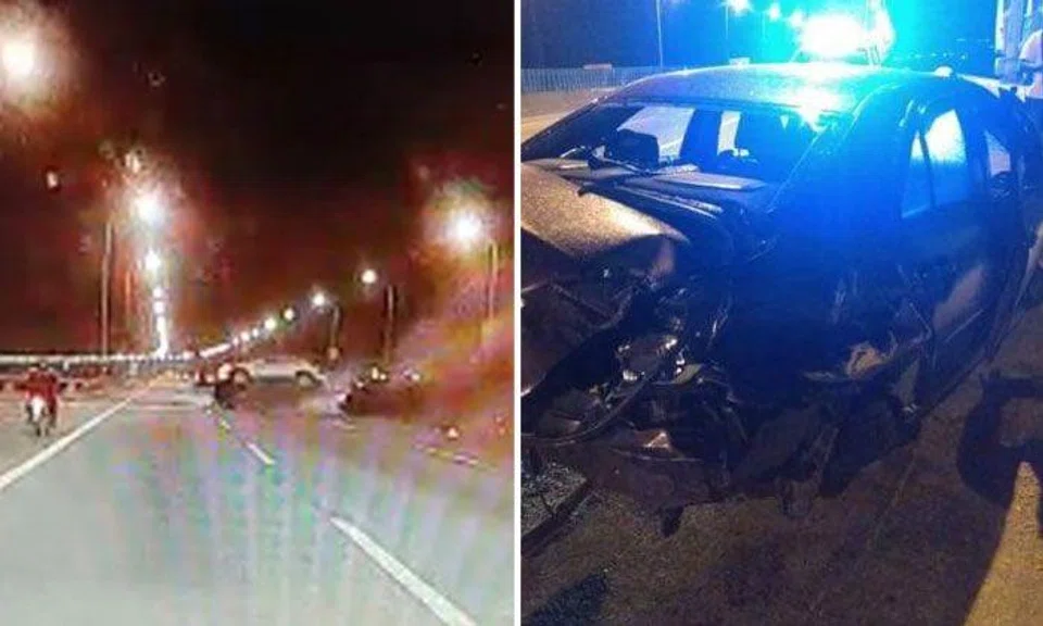 Video shows how SUV plunged into sea after collision with another car on Penang Bridge