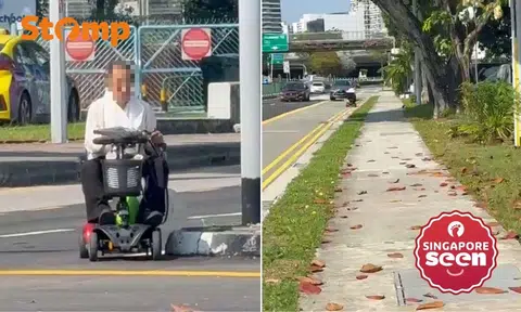 Elderly man riding PMA against traffic flow on MacPherson Road 'could 'lead to serious accidents': Stomper