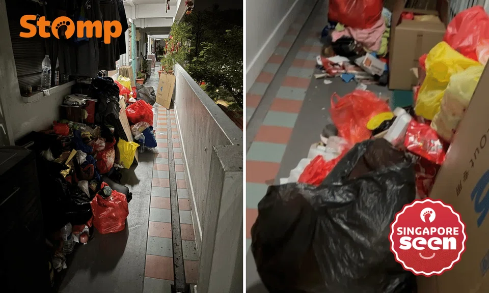 Clutter at Boon Lay block
