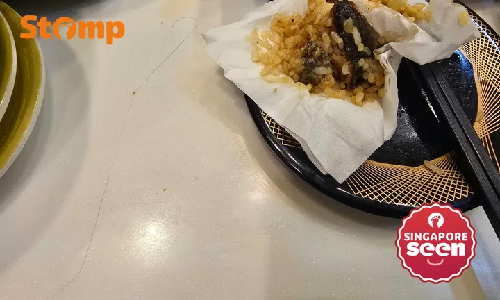 Hair found in food at Sushi Express