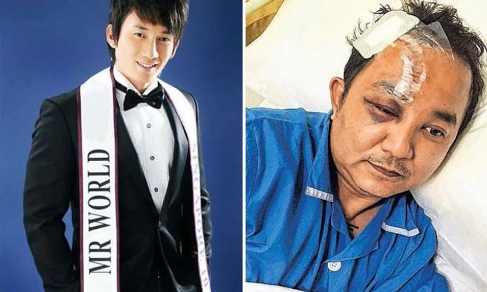 Hu Hanxiong and the cabby he hurt