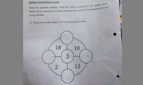 We are as confused as you are after seeing this supposed Primary 1 bonus question