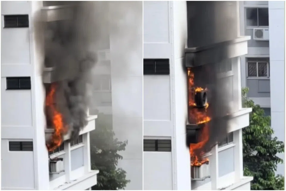 An unattended mosquito coil is thought to have caused a blaze in a Bishan HDB block on March 1 afternoon, resulting in the evacuation of some 40 people.