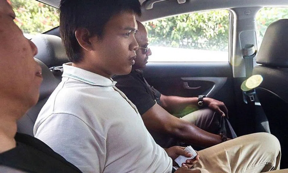 Muhammad Iskandar Sa'at attacked a policeman in 2015, snatching his revolver and firing shots that penetrated the officer's thumb and foot.THE NEW PAPER FILE PHOTO