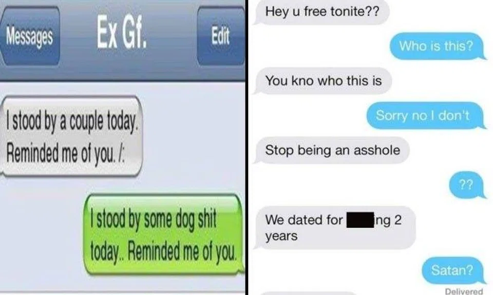 Texting your ex-lover is a bad idea -- and here are 10 funny yet ugly outcomes of it