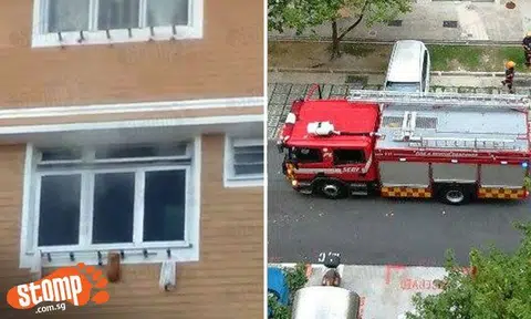 Billows of smoke seen emitting from 11th storey HDB unit at Blk 873 Tampines Street 84