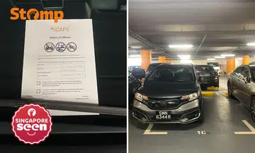 Honda driver warned after blocking motorcycle lot at *Scape: 'Can't park that badly by mistake'