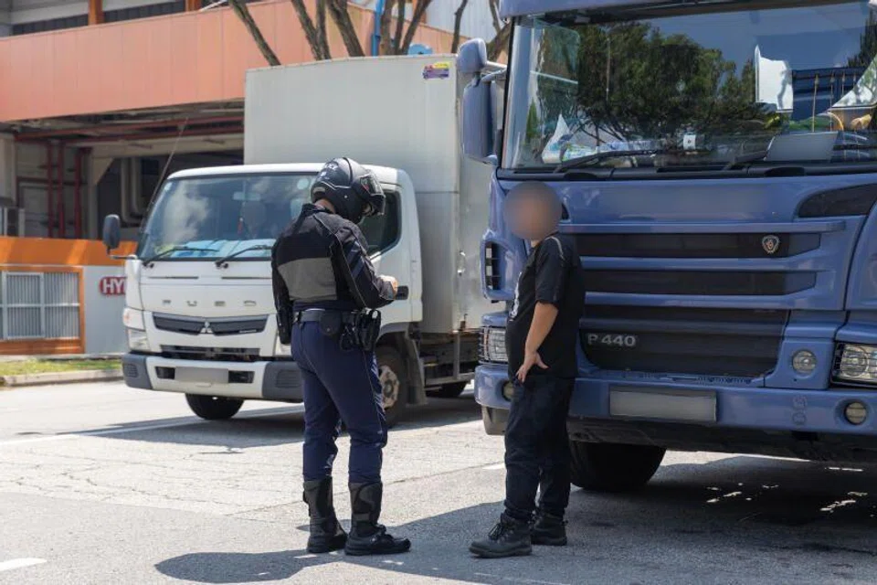 A total of 192 heavy vehicles were stopped for checks 