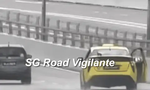 ComfortDelGro is investigating after one of its taxis was spotted being driven with an open door on Feb 19.