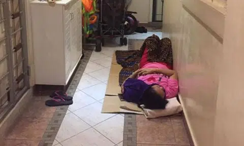 Family responds to accusations of them forcing maid to sleep outside condo while they were on holiday