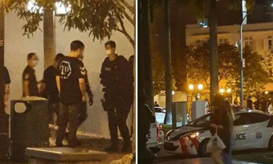 10 men arrested after fight breaks out between 2 groups at Clarke Quay
