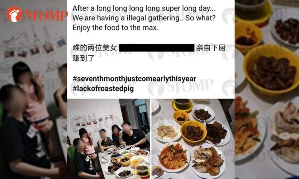 FB user posts about 'having illegal gathering, so what?' after social gathering ban announced