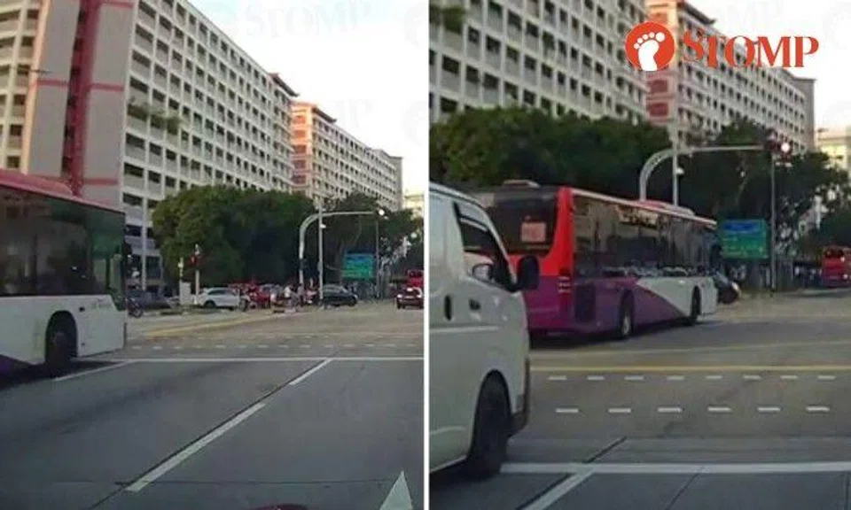 Stomper Francis shared a dashcam video of a bus crossing the junction of Tampines Avenue 2 and Tampines Street 23/32.