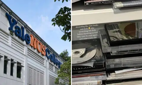 Not just books: Yale-NUS student associates instructed to destroy over 100 DVDs with pen knives