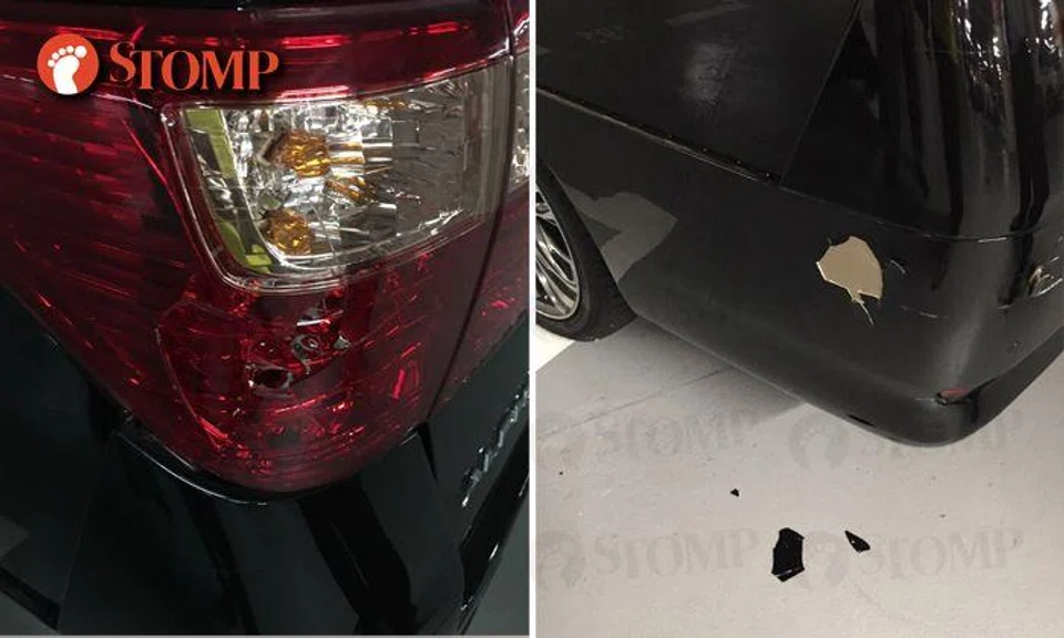 Second hit-and-run accident at KK Hospital's carpark in a week leaves car damaged