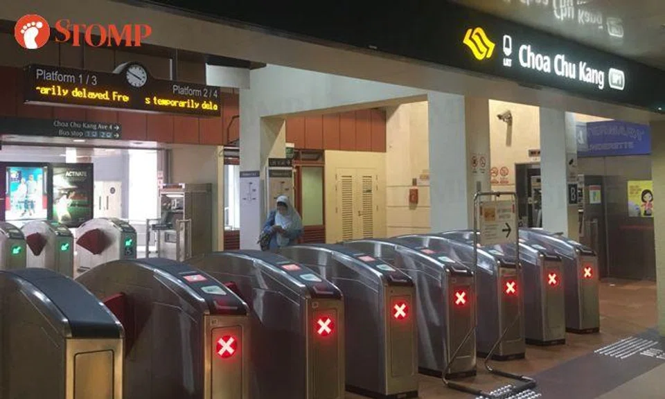 No train service on Bukit Panjang LRT as train damages signal stop tape