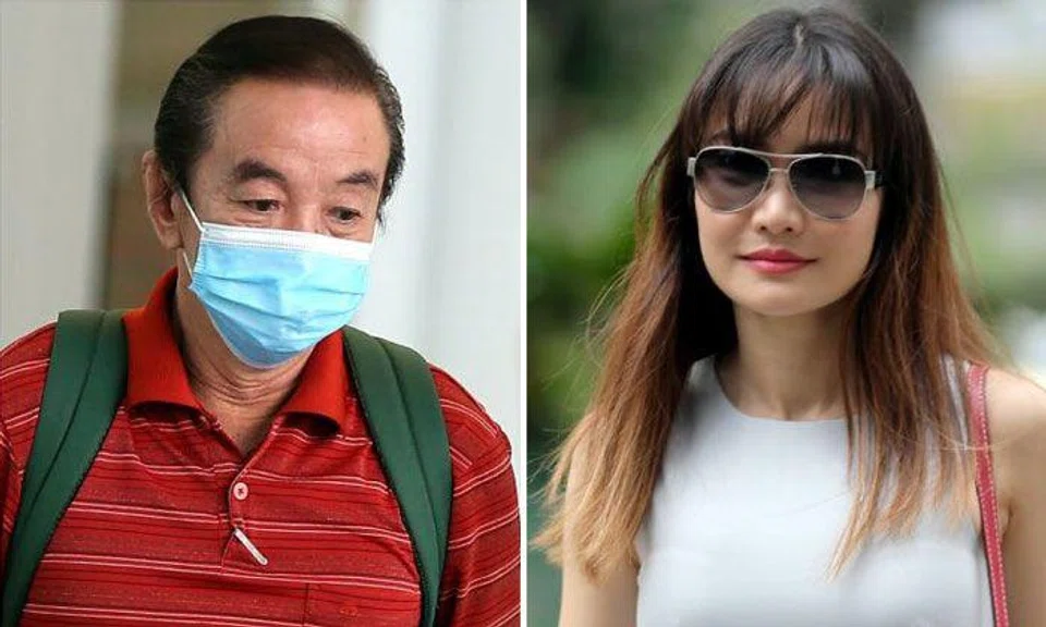 Lim Kheng Huat pulled actress-model Melissa Faith Yeo Lay Hong's hair and punched her head in May 2019. ST PHOTOS: WONG KWAI CHOW