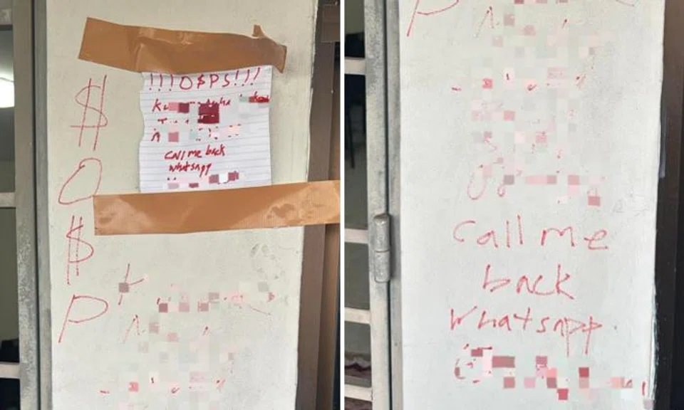 bedok loanshark harassment