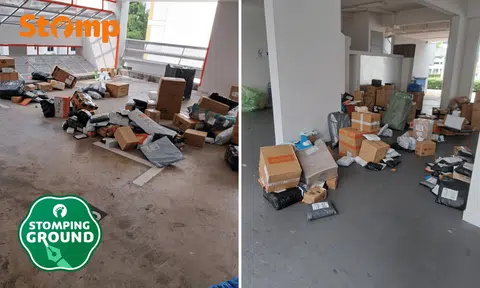  Public Spaces at Void Decks and Multi Storey Carparks Become Dumping Ground for online platform deliveries
