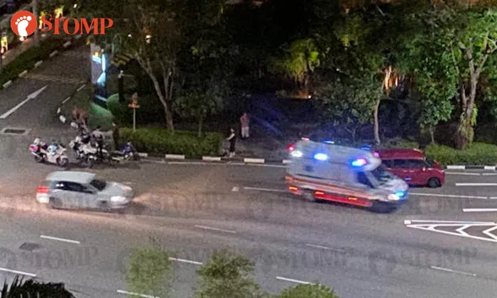 67-year-old motorcyclist taken to hospital after accident with car at ...