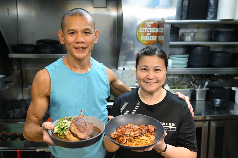 Mr Wan turned down a promotion to head chef of a superyacht to return to Singapore to marry his girlfriend Serene Tan. ST PHOTO: NG SOR LUAN