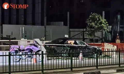 Driver, 66, taken to hospital unconscious after car crash at Marine Parade Road