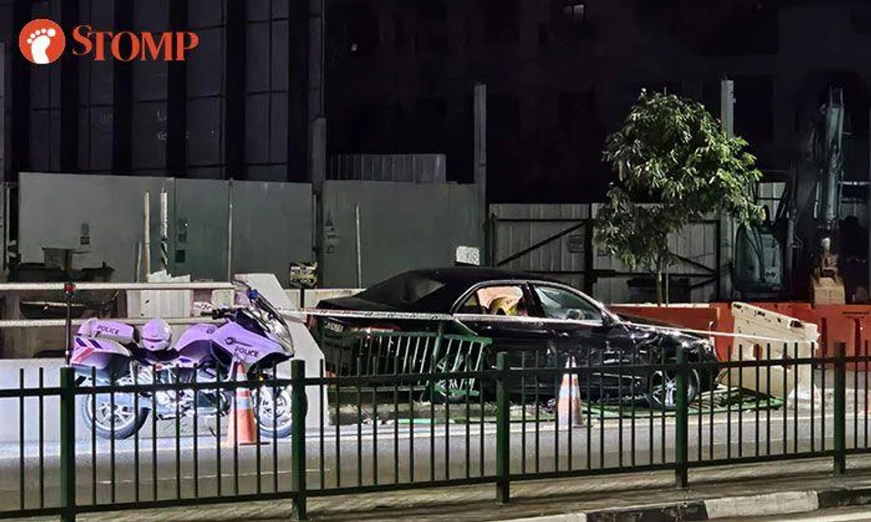 Driver, 66, taken to hospital unconscious after car crash at Marine Parade Road
