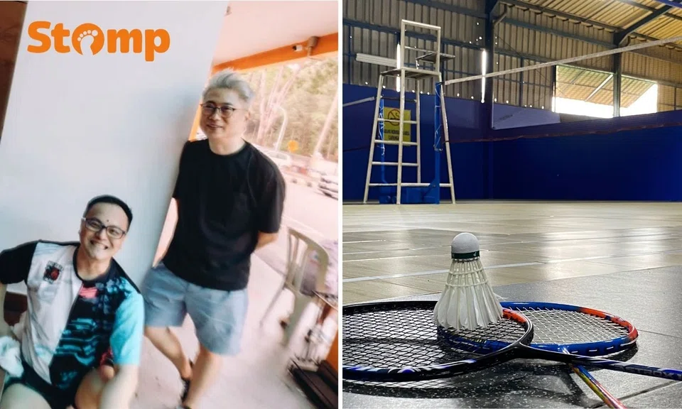 man sudden death badminton player