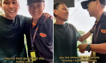 condo resident bids retiring security guard farewell