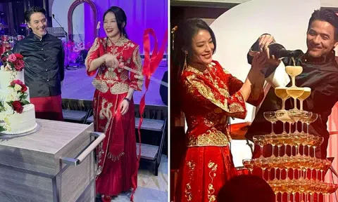 Shu Qi's husband surprises her with wedding banquet-style party for her 48th birthday