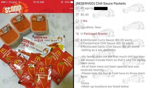 You can buy literally anything online -- even McDonald's curry and chilli sauce