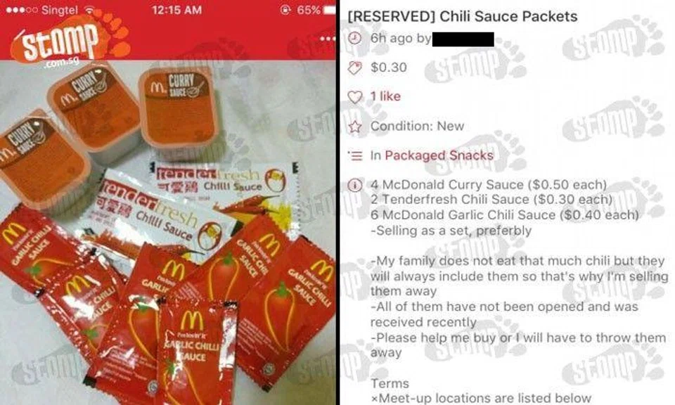 You can buy literally anything online -- even McDonald's curry and chilli sauce