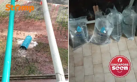 No water for almost 13 hours after pipe leak at Bukit Batok block, two storeys affected