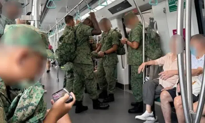 netizens slam complaint about nsfs carrying their bags on mrt