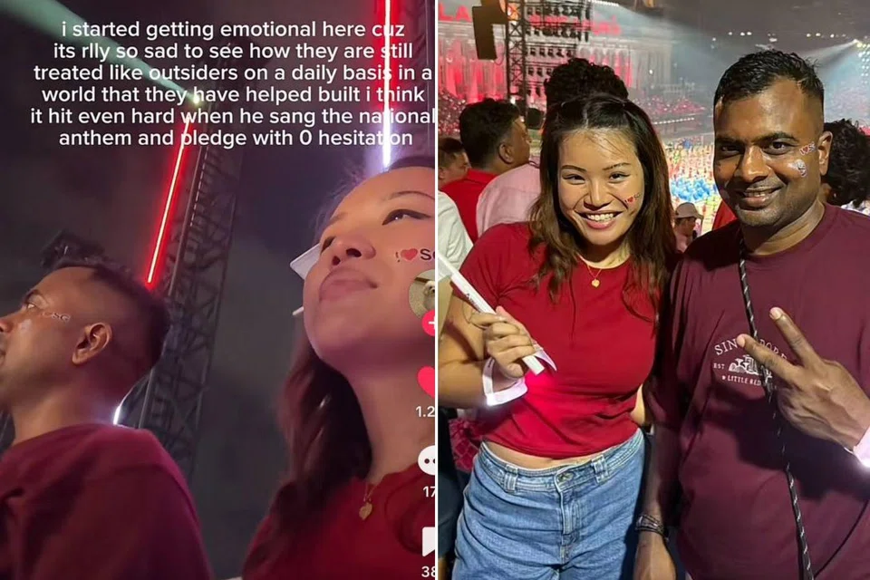 The pair were seen celebrating National Day with heartfelt enthusiasm and pride.