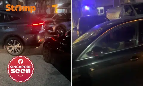 Audi driver allegedly blocks Stomper from reversing into parking lot, lights cigarette in car and just stares