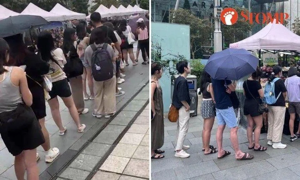 Why are people queueing outside on a hot afternoon at Orchard Road? It's not for Labubu