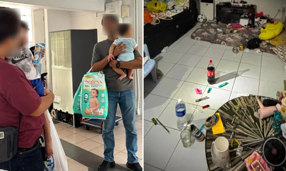 Parents nabbed for exposing baby and 3-year-old toddler to drugs