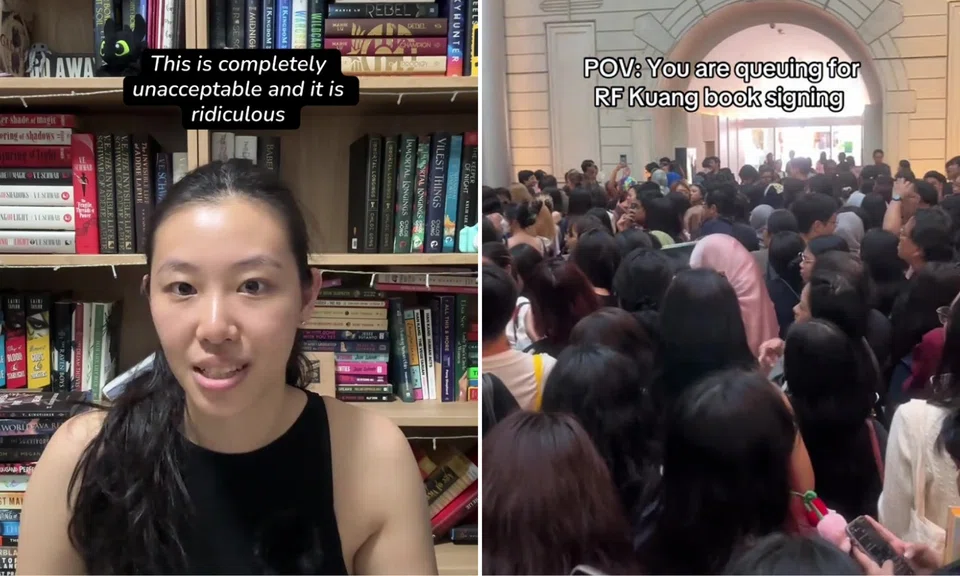 Attendees were shocked at disorganised crowds during the book signing event.