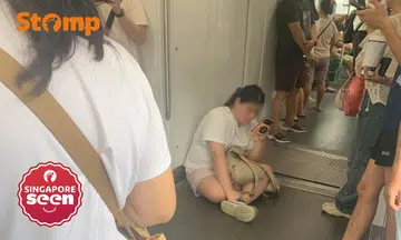 sitting on train floor, commuter etiquette
