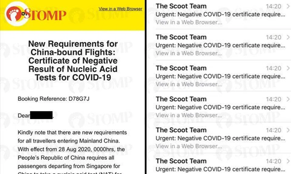 Scoot apologises for emails mistakenly sent to customers who were not on flight to Guangzhou