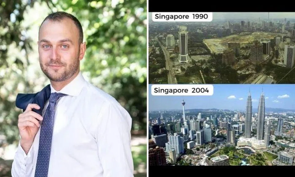A Czech named Vojtech Vosecky mistakenly posted on LinkedIn photos of Kuala Lumpur and labelled them as "Singapore".