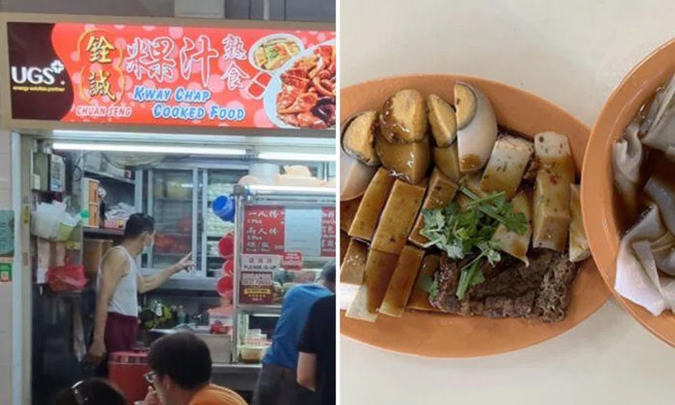 Diner upset that stall refused to serve him kway chap without meat, but owner has good reason