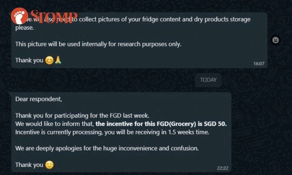 "The organisation made an extra request for our fridge photos, but I was too busy and wasn't comfortable, as this was not mentioned in the onboarding."
