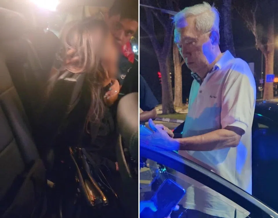 A 77-year-old man was driving with almost double the prescribed limit of alcohol in his system when he hit a taxi waiting at a traffic light in Bukit Timah.