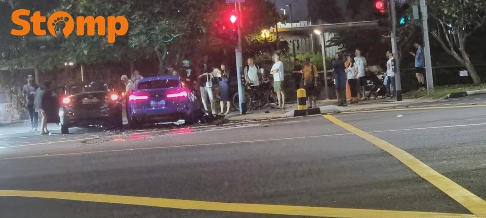 Bukit Panjang accident, car crash, hospitalised