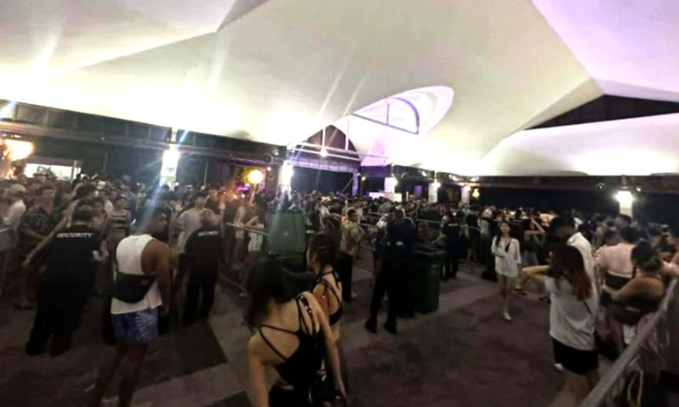 A total of 176 people were caught with e-vaporisers at ZoukOut 2023 held at Siloso Beach, Sentosa on Dec 2 and 3. Photo: Health Sciences Authority