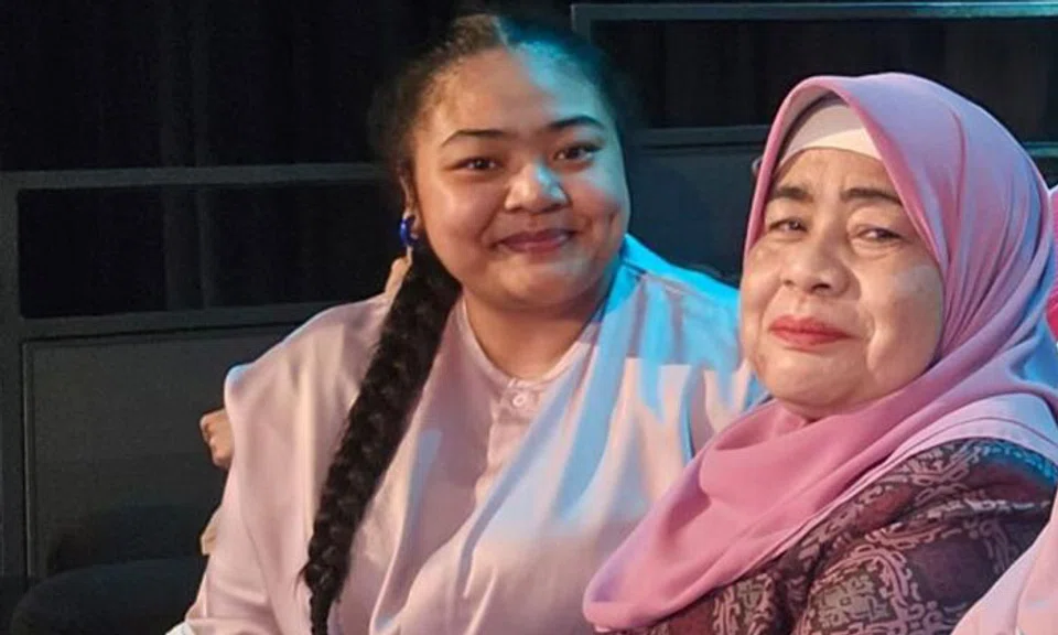 Ms Puteri was diagnosed with thyroid cancer in 2016. She now takes care of her elderly mother who is also a cancer patient. PHOTO: BERITA HARIAN