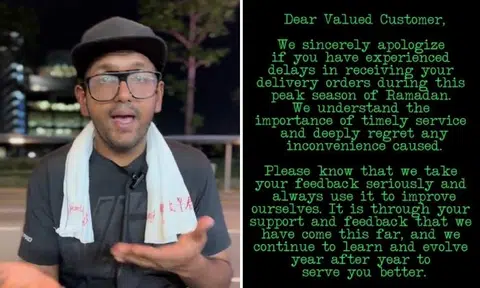 Original Vadai apologises for late delivery, manager's messages 'may not have been totally professional'