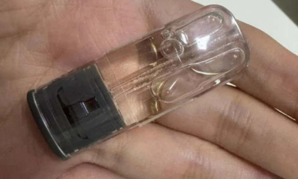 Vapes belonging to Mary's husband. 